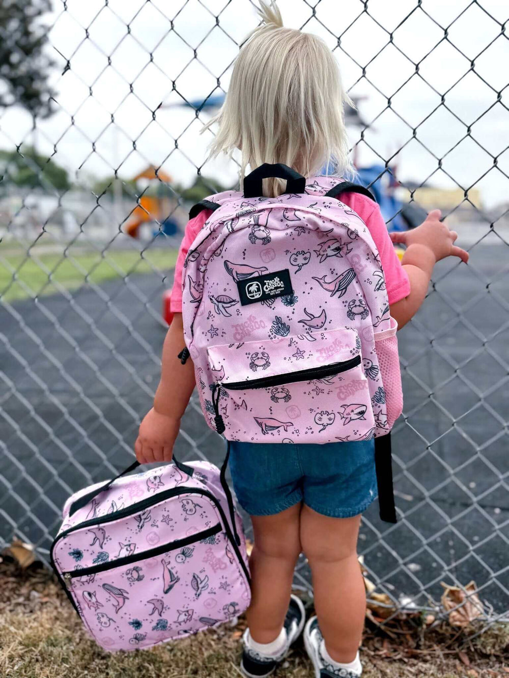 Rad Sea Crew Lunch Box - Pink - Tuck & Char Co.