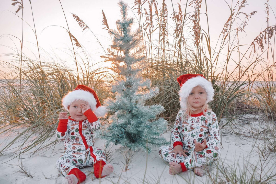 Matching Pajamas for Baby’s First Christmas