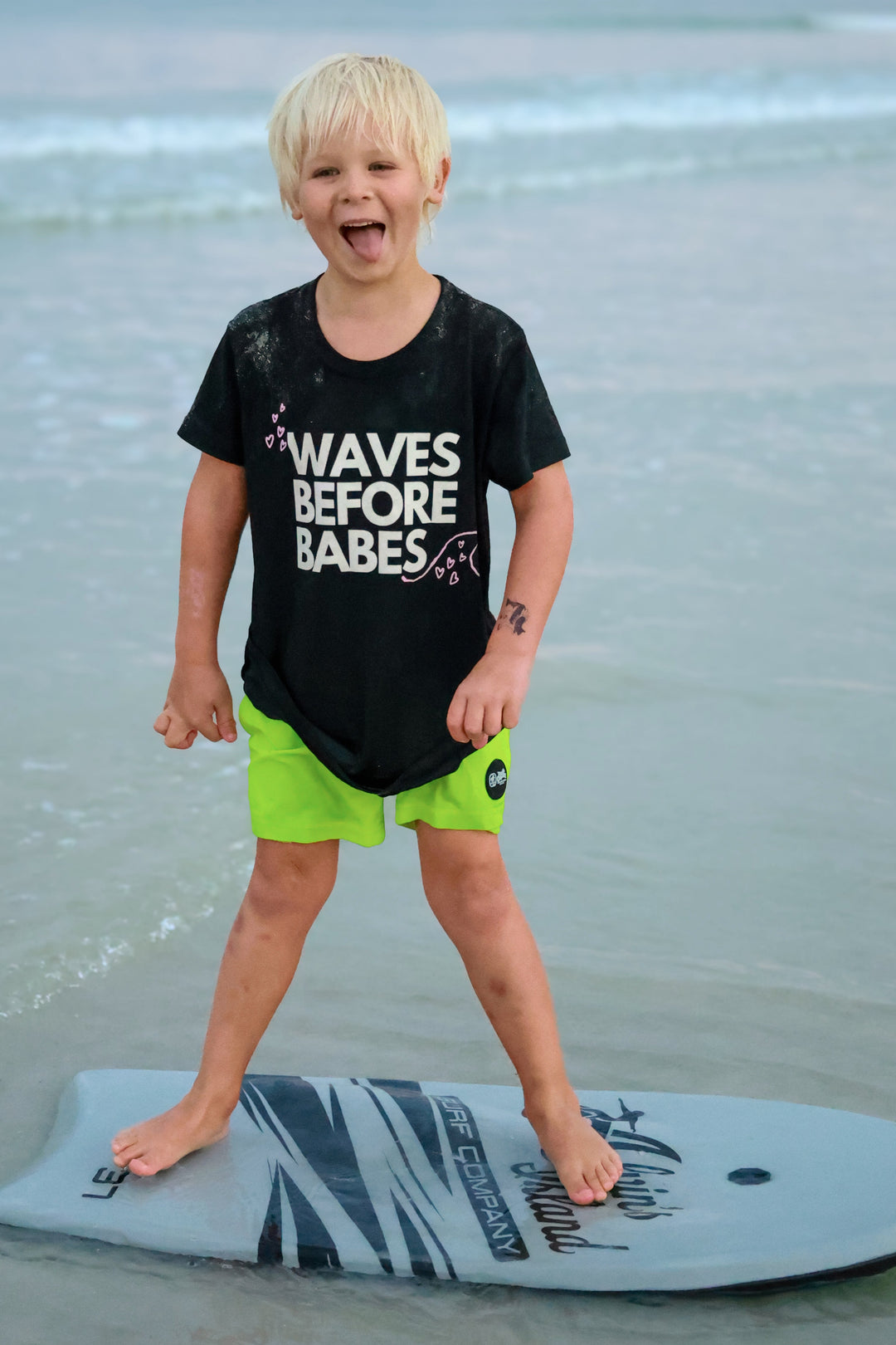 Waves Before Babes- T-Shirt