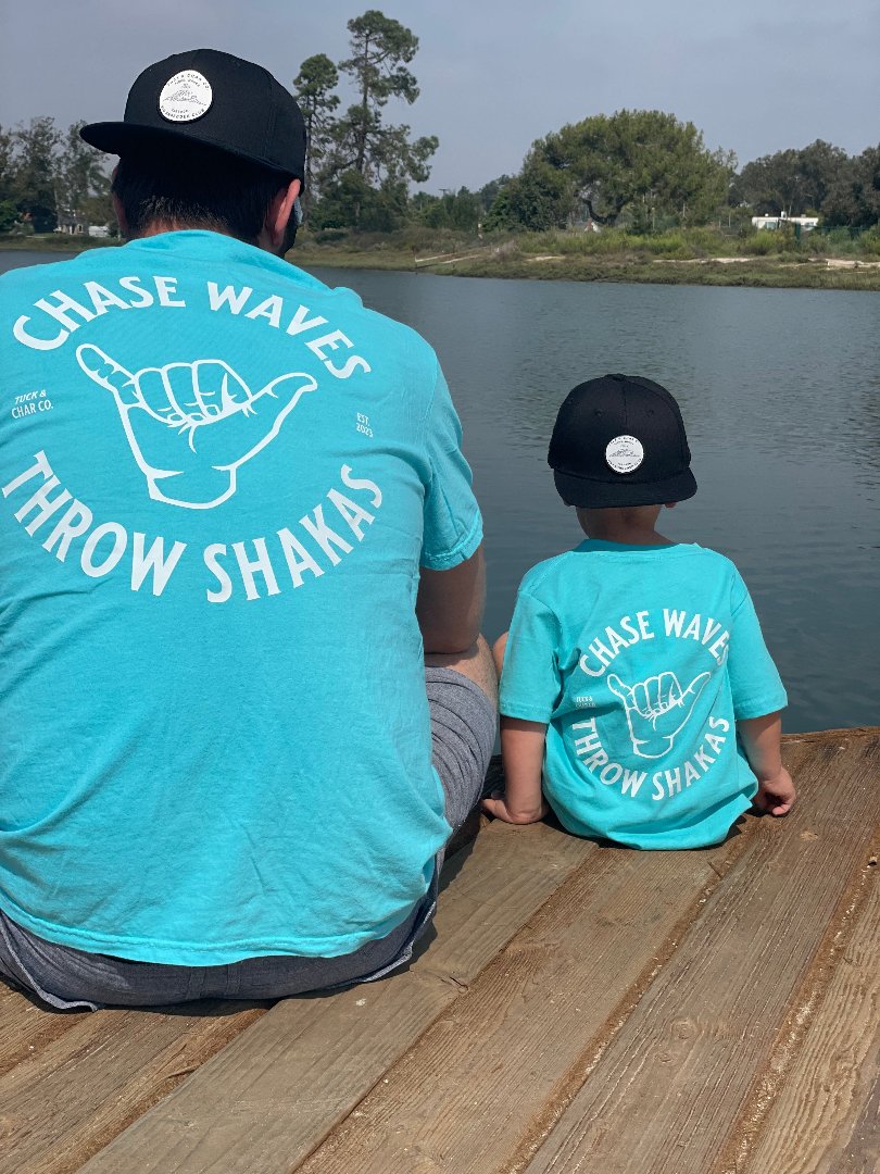 Chase Waves Throw Shakas Adult - Tuck & Char Co. 