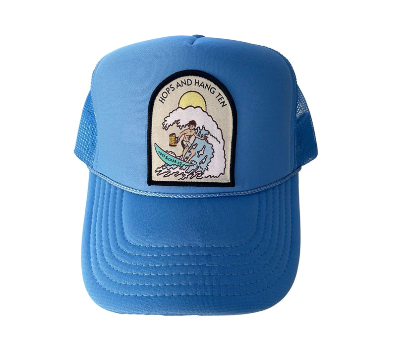 Hops & Hang Ten Trucker Hat - Tuck & Char Co. 