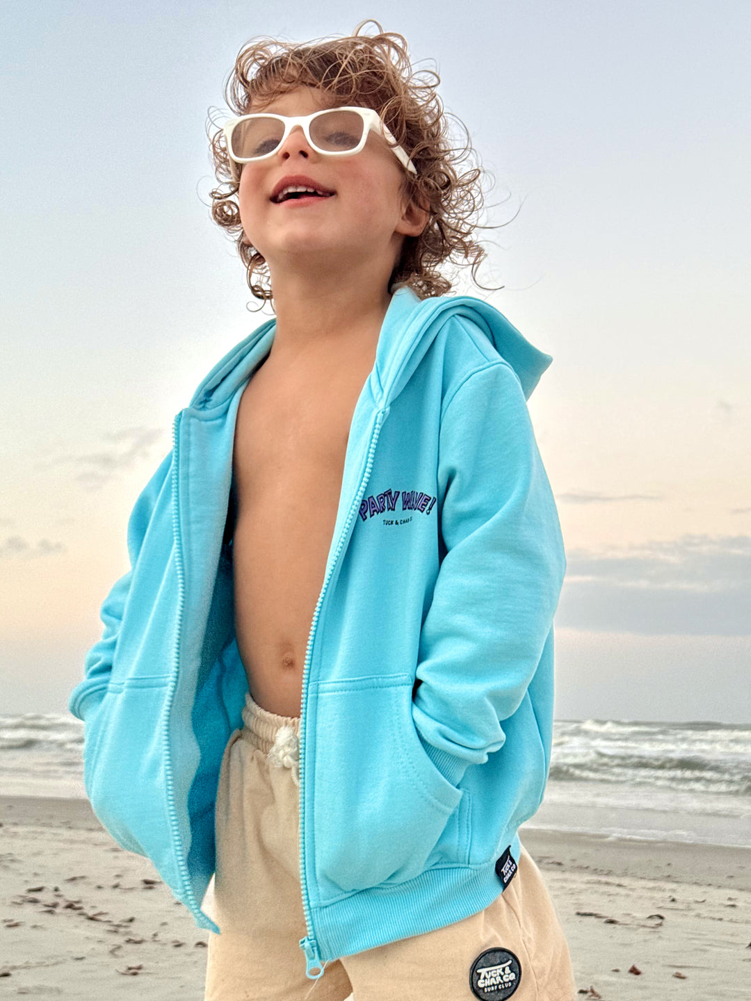 Party Wave Zip-Up Hoodie