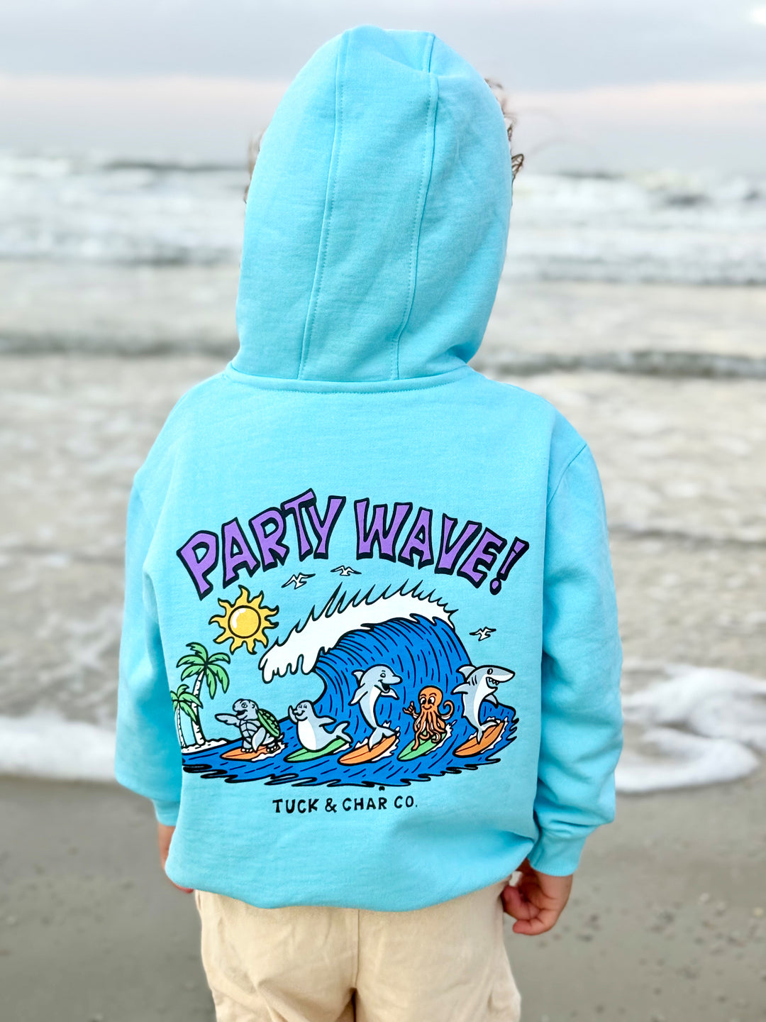 Party Wave Zip-Up Hoodie