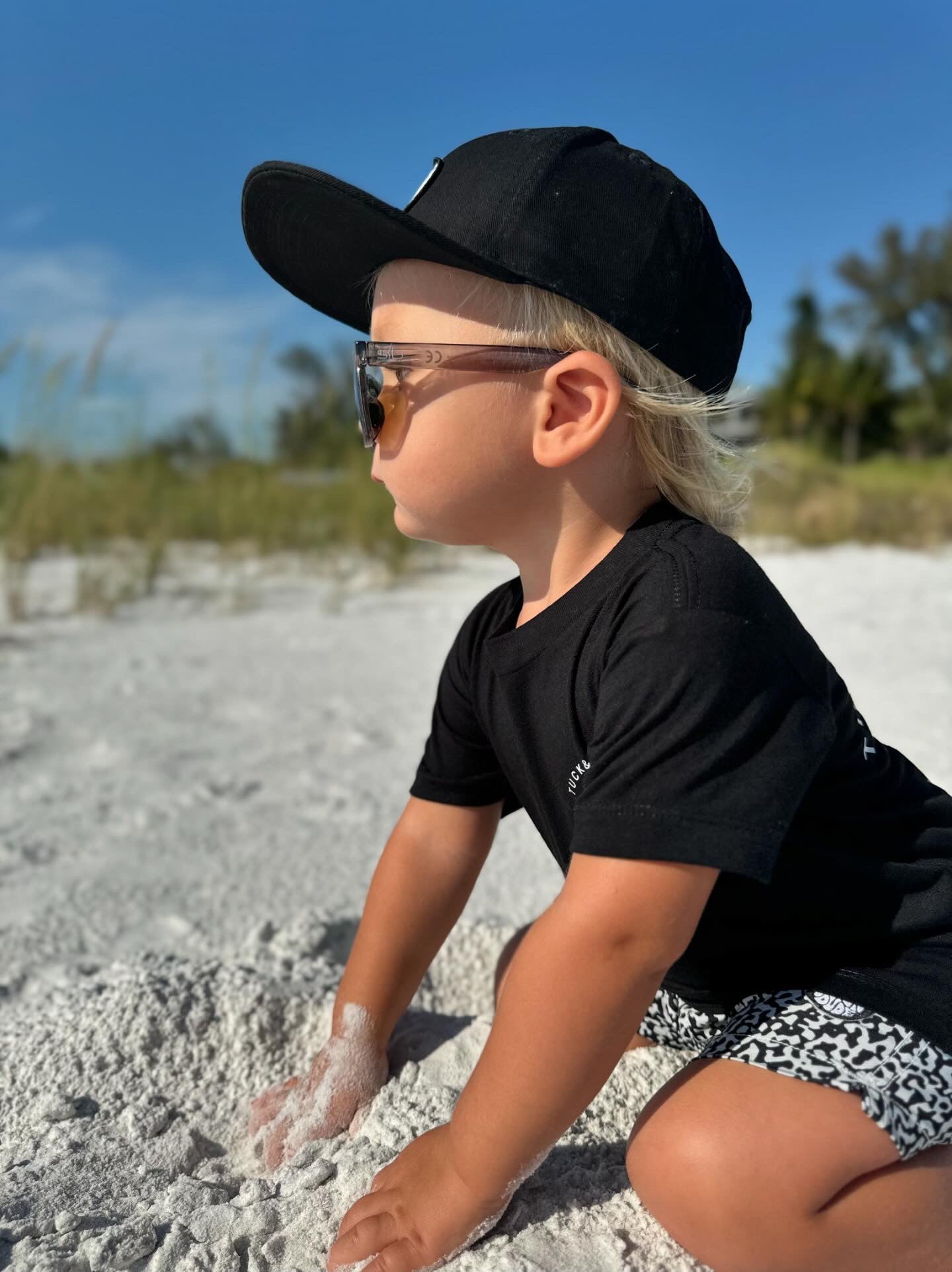 Tiny Shredder Club Snapback - Black Youth - Tuck & Char Co. 