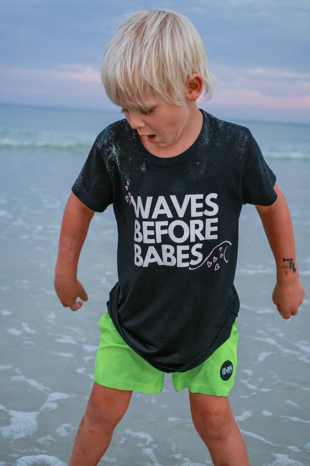 Waves Before Babes- T-Shirt