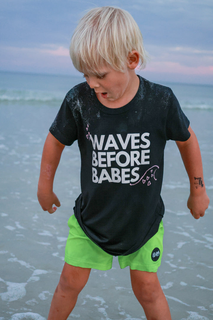 Waves Before Babes- T-Shirt