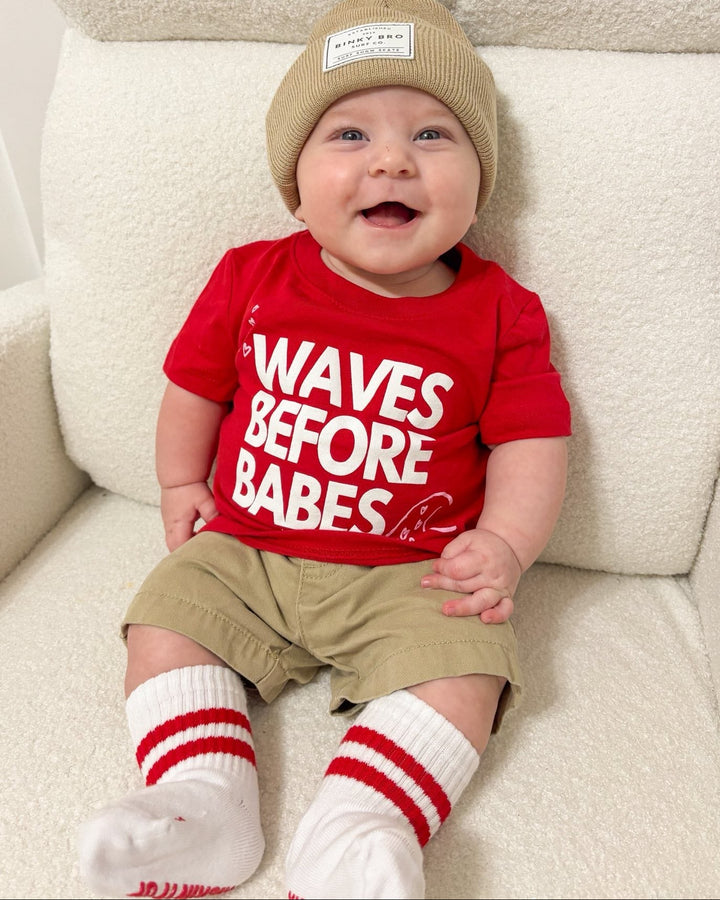 Waves Before Babes- T-Shirt