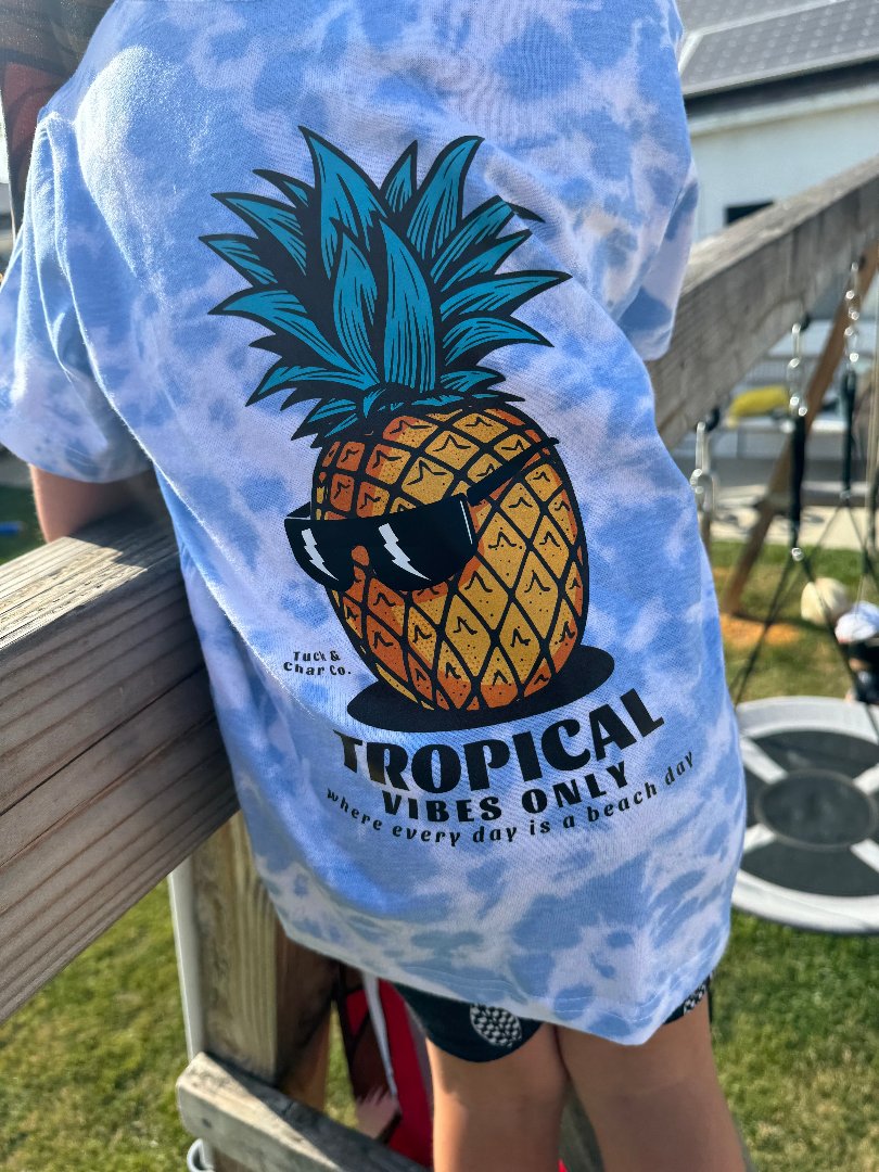 Tropical Vibes Only T-Shirt - Tuck & Char Co. 