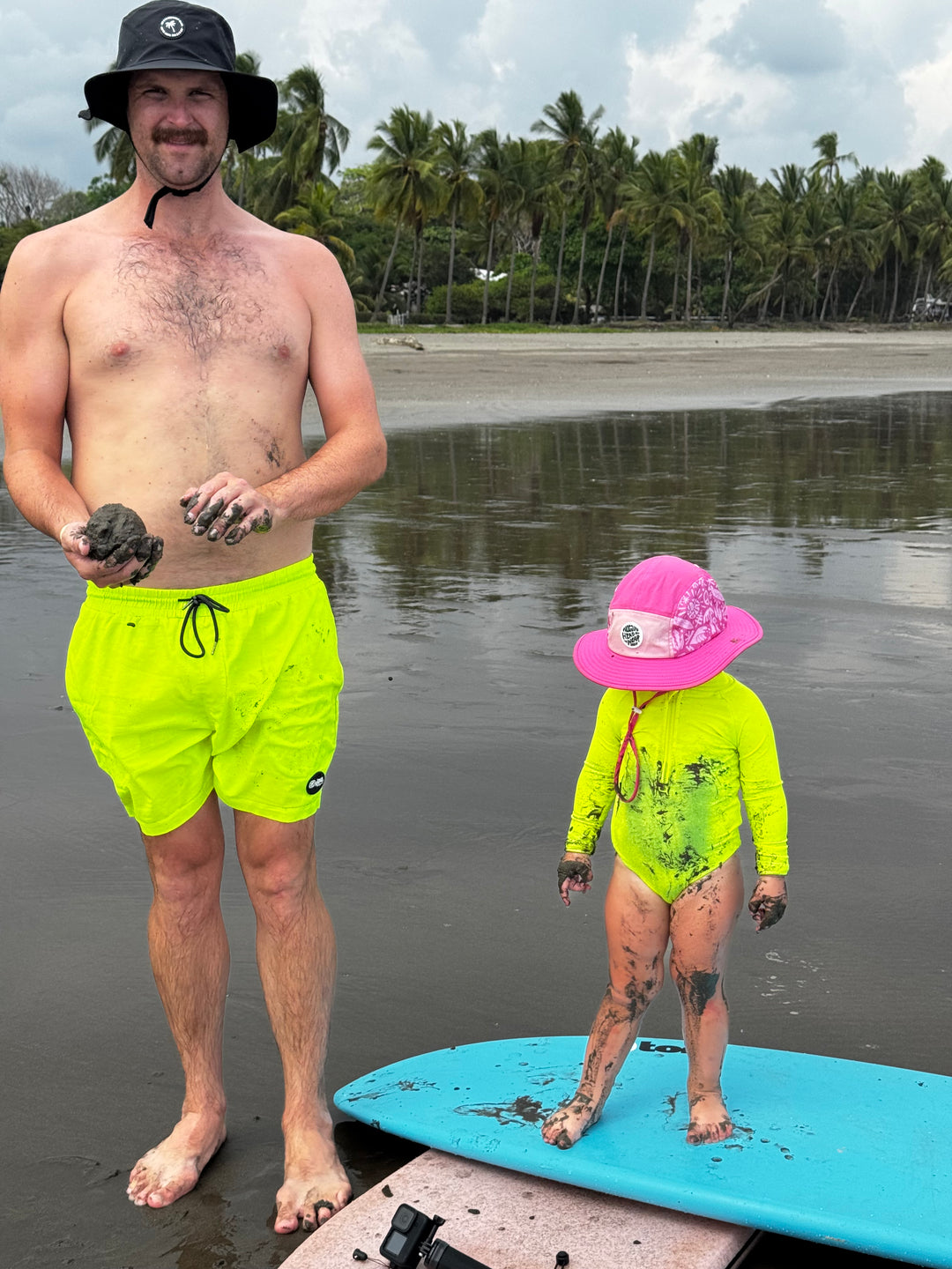 Hi-Viz Neon Yellow Men's Hybrid Boardshort