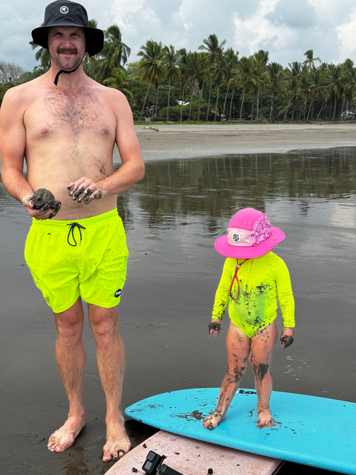 Hi-Viz Neon Yellow Men's Hybrid Boardshort