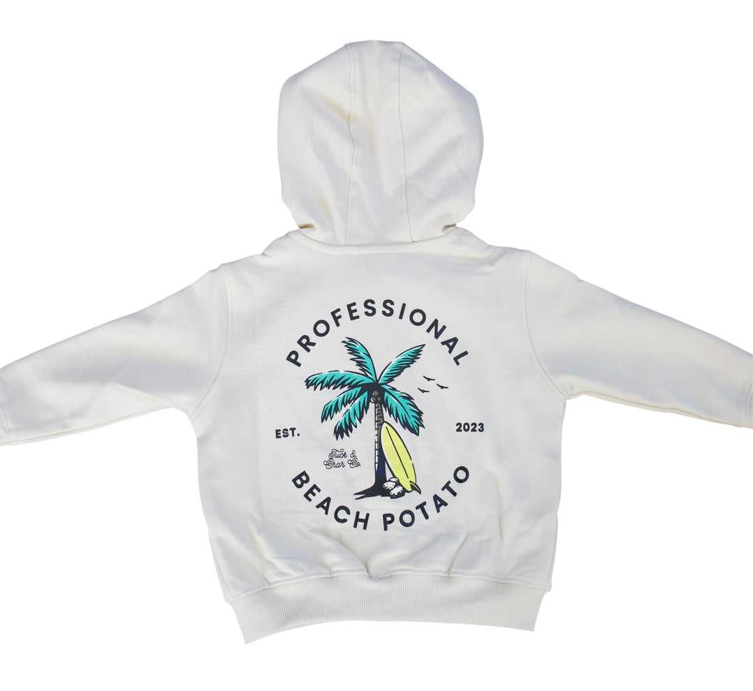 Professional Beach Potato Zip Hoodie