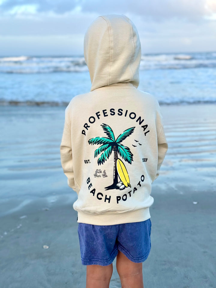 Professional Beach Potato Zip Hoodie