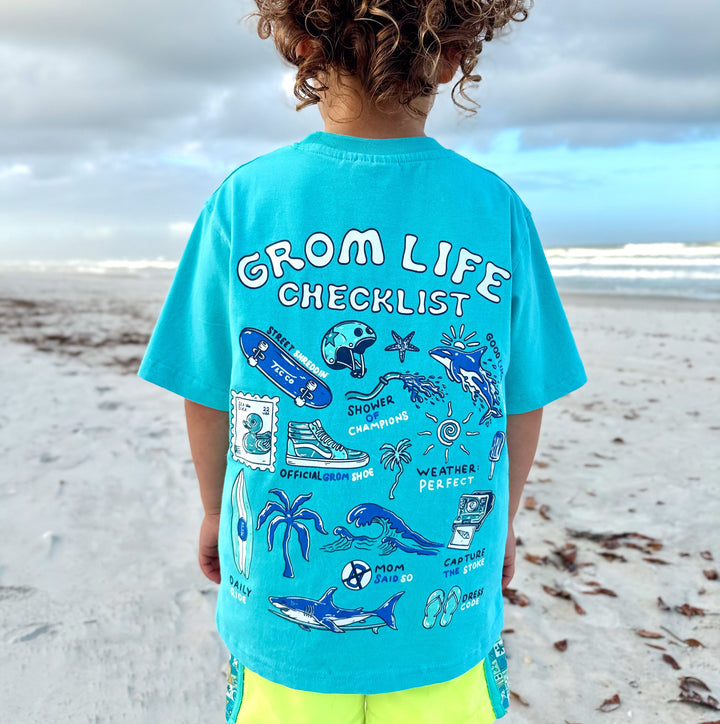 Grom Life Checklist T-Shirt