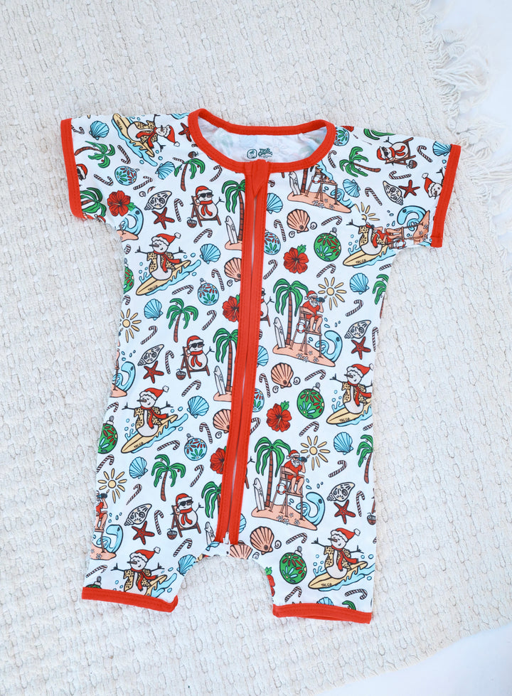 Jolly Waves Bamboo Zippy Pajama Shorties