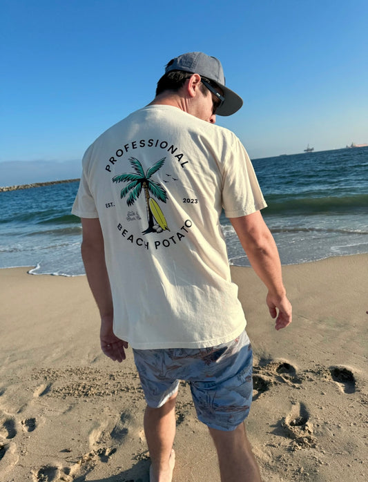 Professional Beach Potato Adult T-Shirt - Tuck & Char Co. 