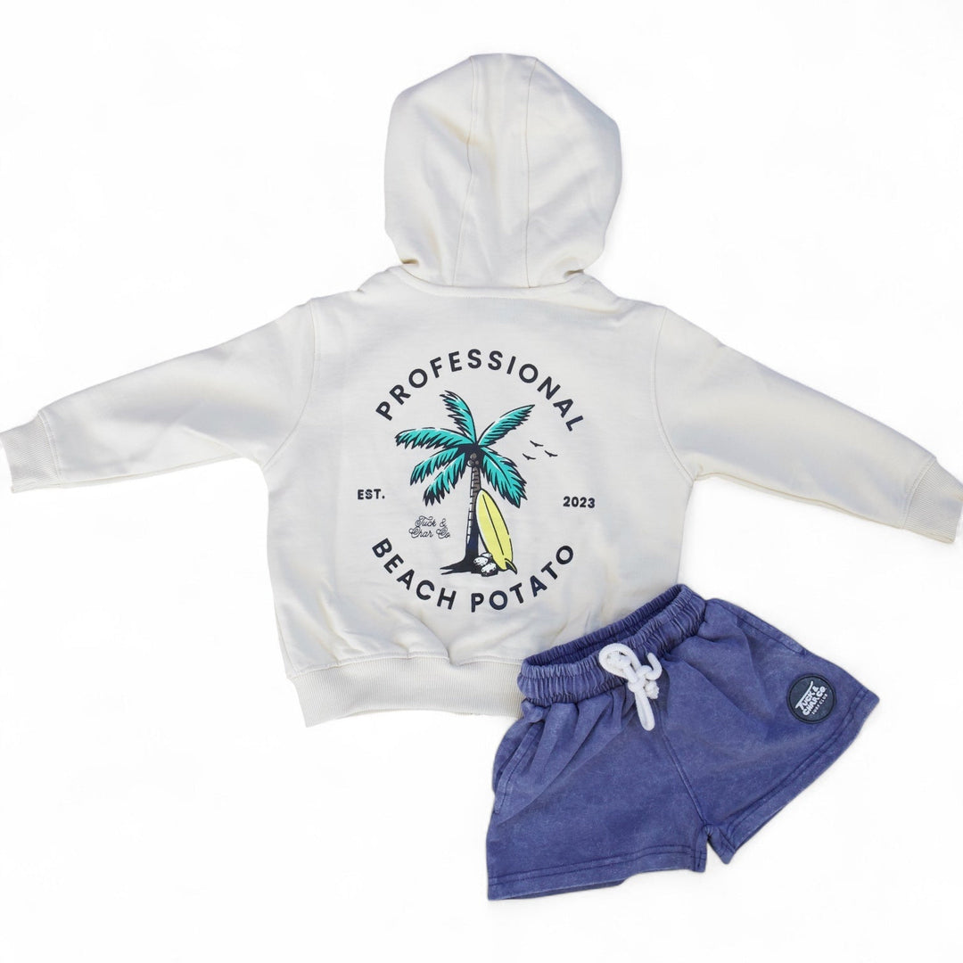 Professional Beach Potato Zip Hoodie