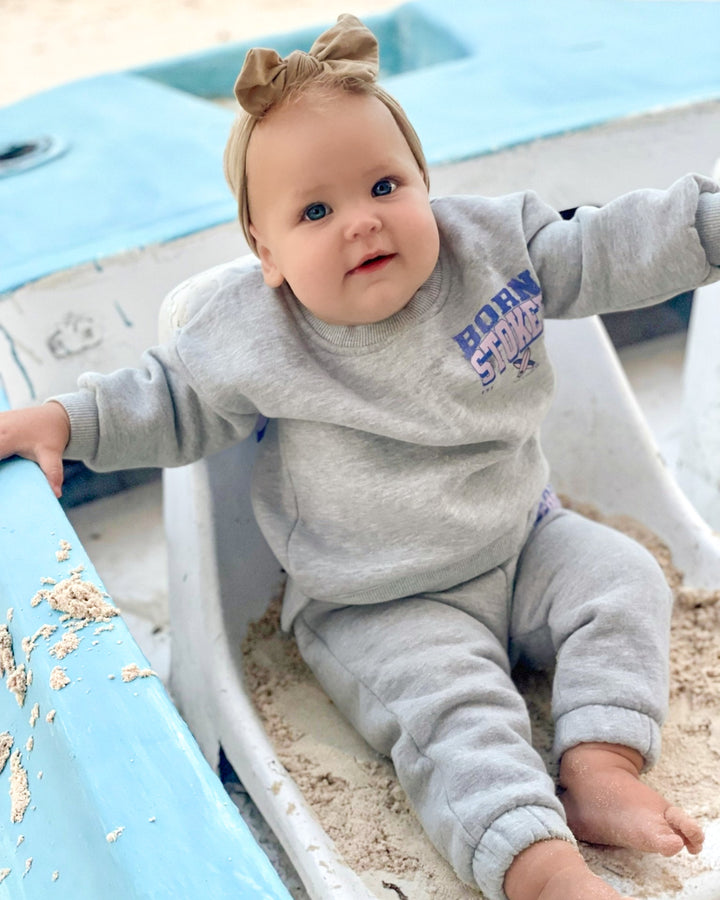 Born Stoked (purple/pink)- Sweatsuit