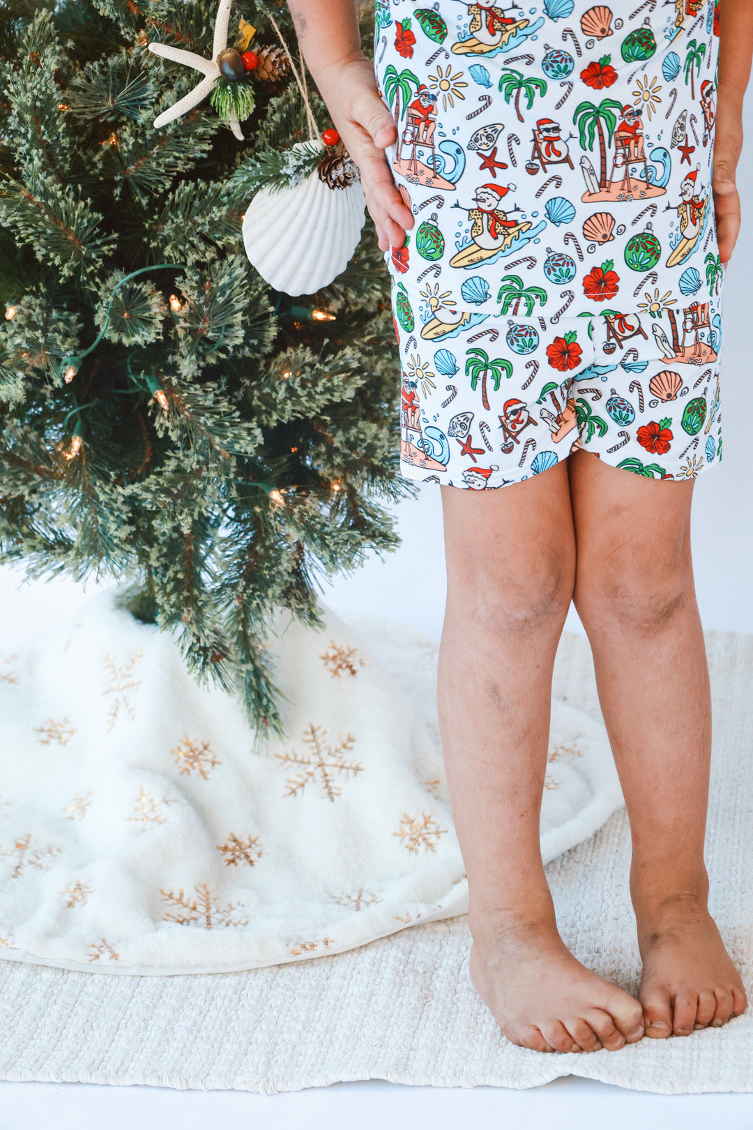 Jolly Waves Bamboo Toddler Two-Piece Pajama Set Shorties