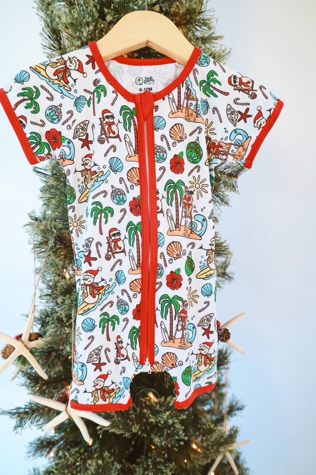 Jolly Waves Bamboo Zippy Pajama Shorties