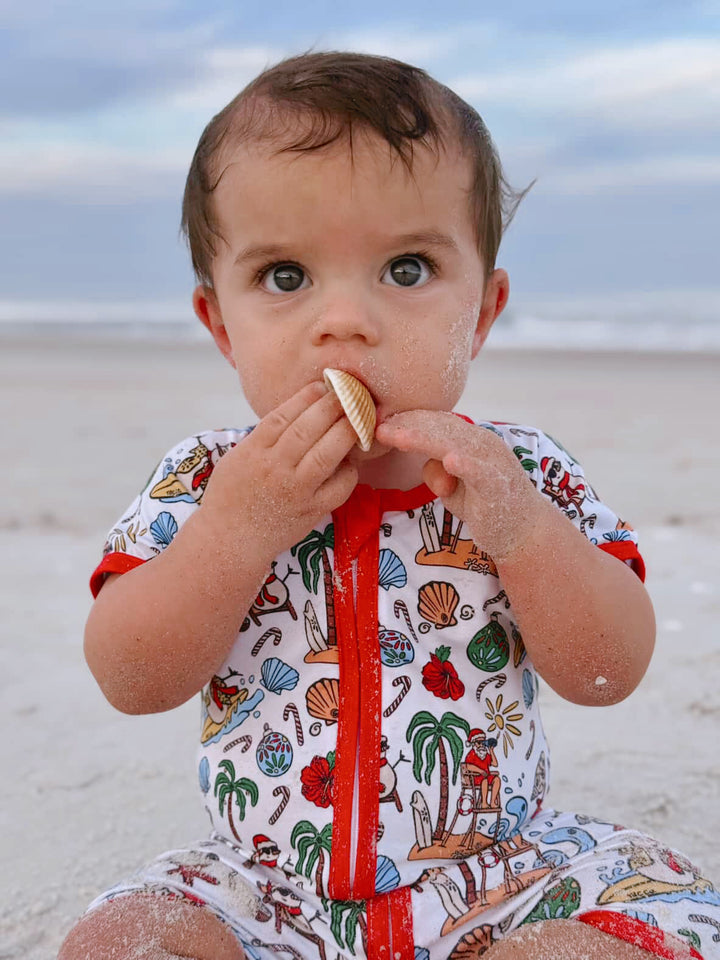 Jolly Waves Bamboo Zippy Pajama Shorties