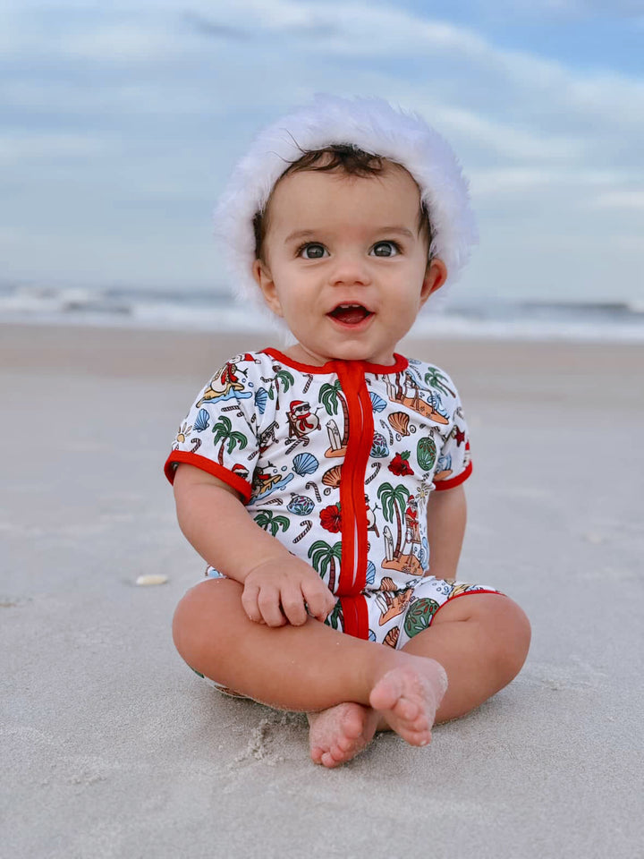 Jolly Waves Bamboo Zippy Pajama Shorties