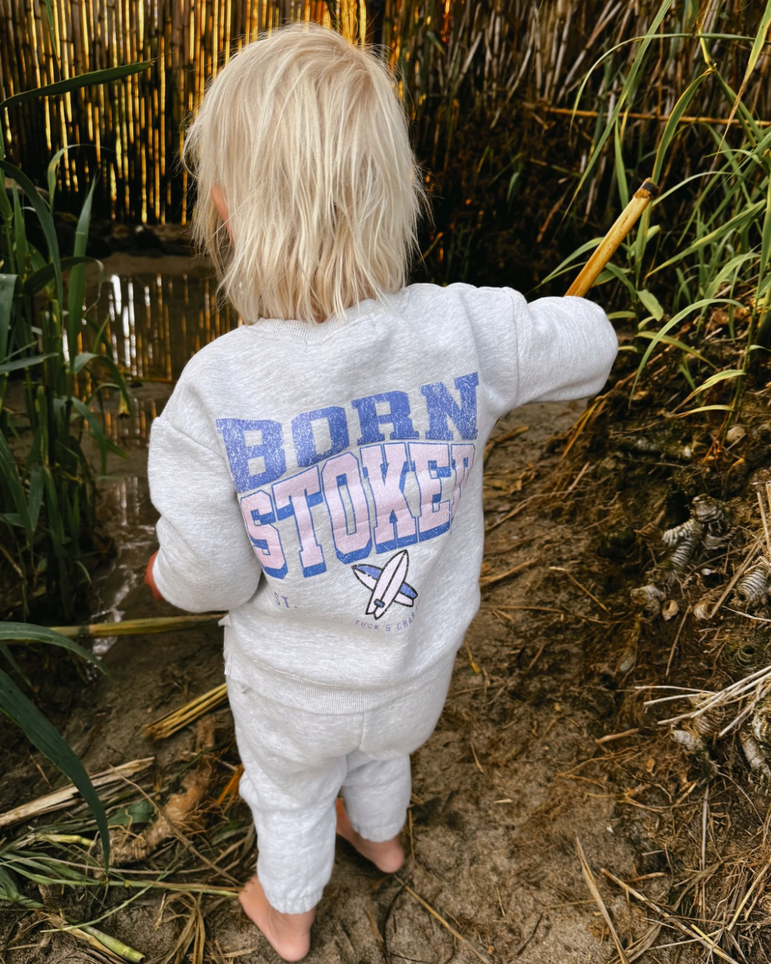 Born Stoked (purple/pink)- Sweatsuit