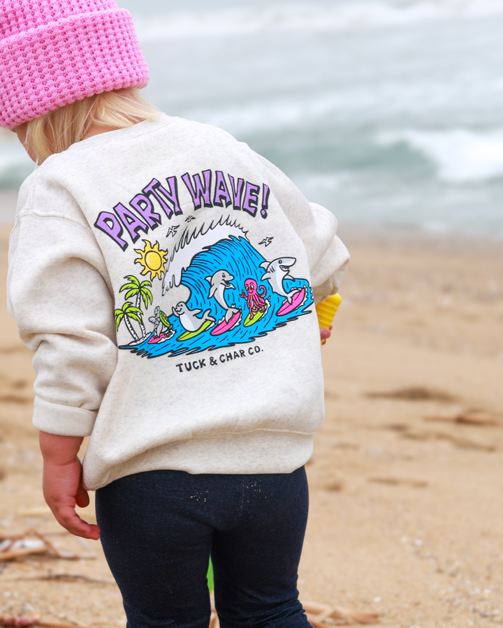 Party Wave- Crewneck Sweatshirt