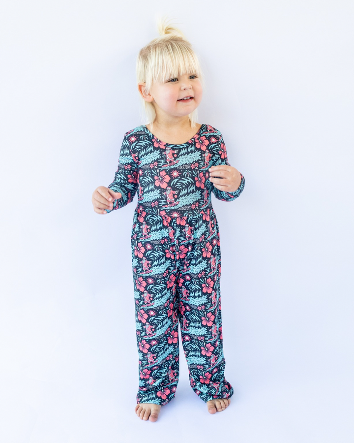 Merry Vibes Girls Wide Leg Romper