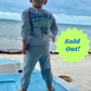 Born Stoked (blue/green)- Sweatsuit