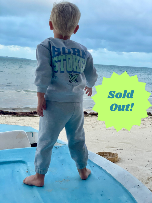 Born Stoked (blue/green)- Sweatsuit