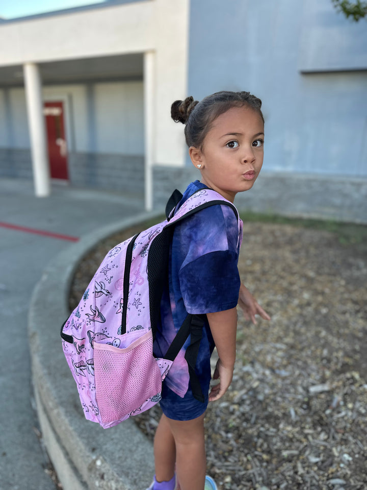 Rad Sea Crew Backpack Standard Size- Pink