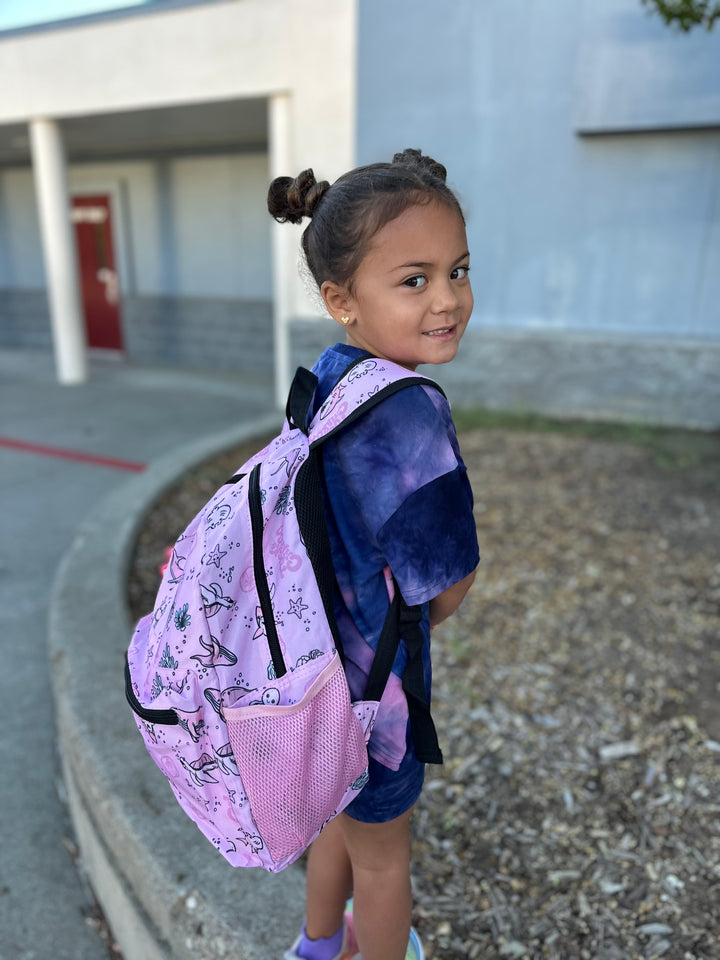 Rad Sea Crew Backpack Standard Size- Pink