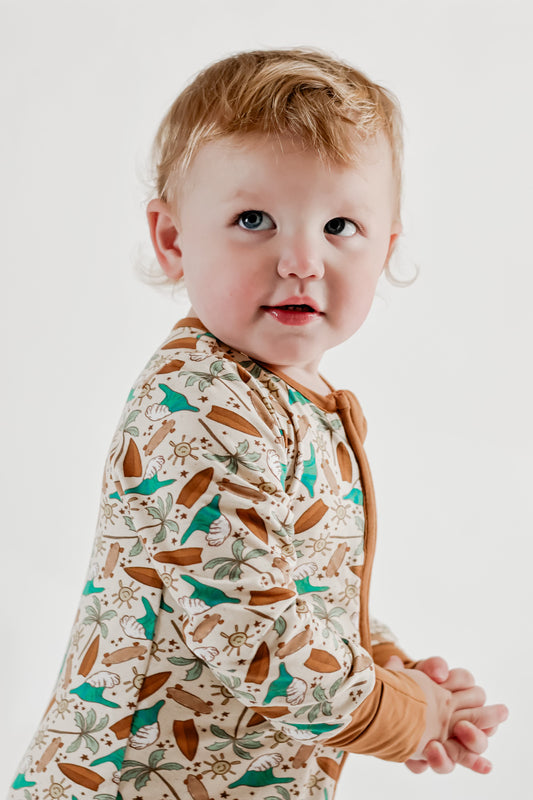 Surfer Boy Romper - Tuck & Char Co. 