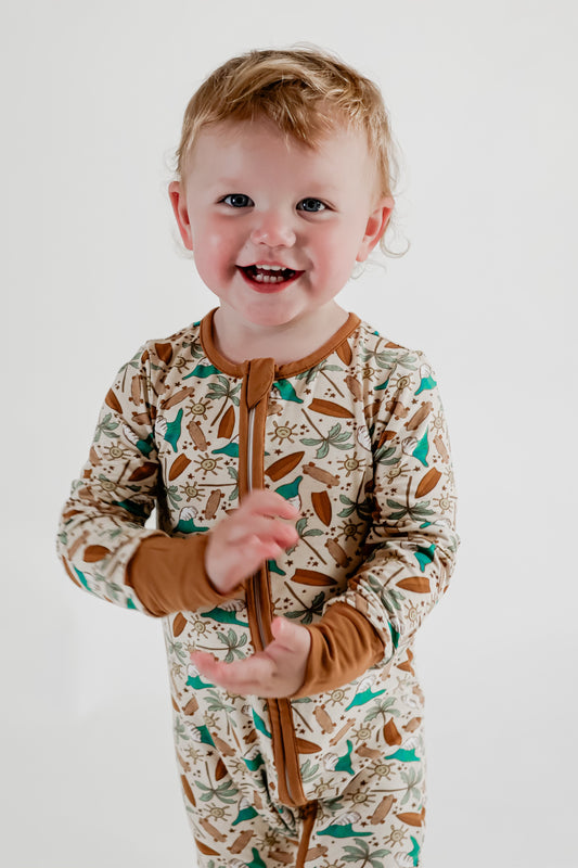 Surfer Boy Romper - Tuck & Char Co. 