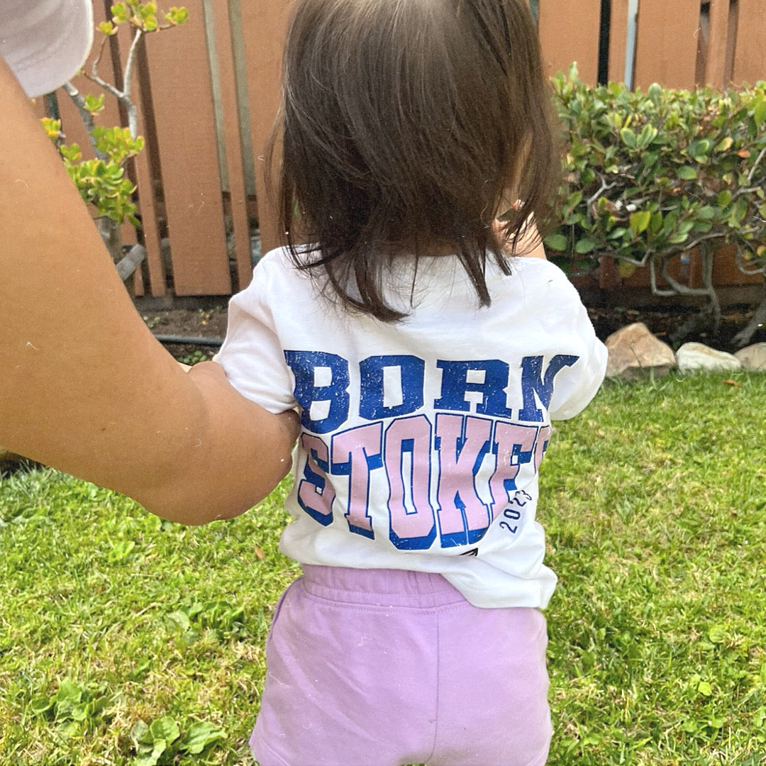 Born Stoked T-Shirt Girls - Tuck & Char Co. 