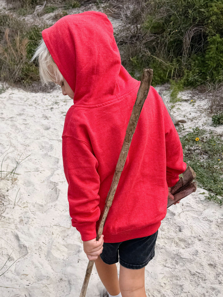 Waves Before Babes- Red Hoodie Sweatshirt