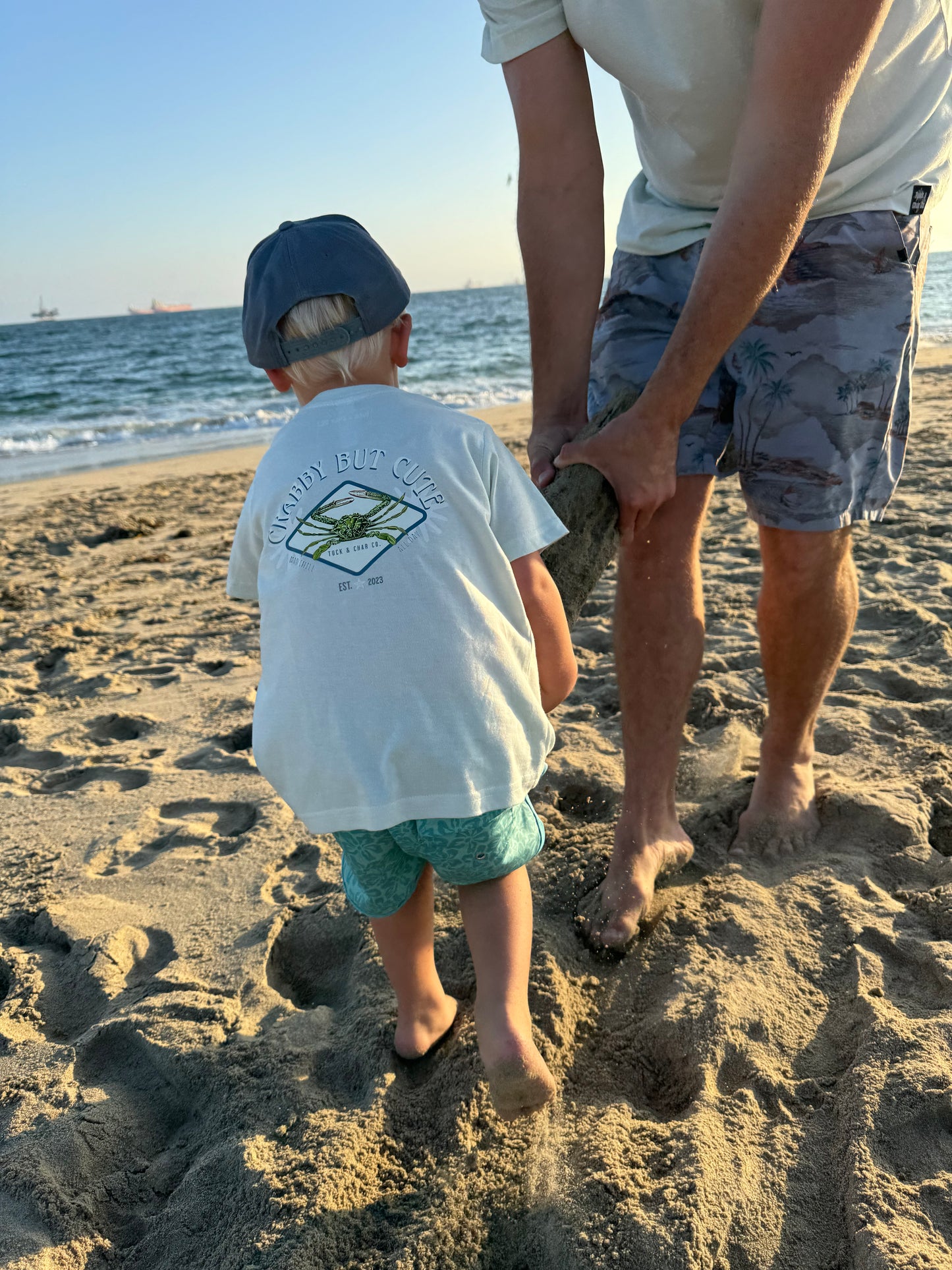 Crabby But Cute T-Shirt - Tuck & Char Co. 