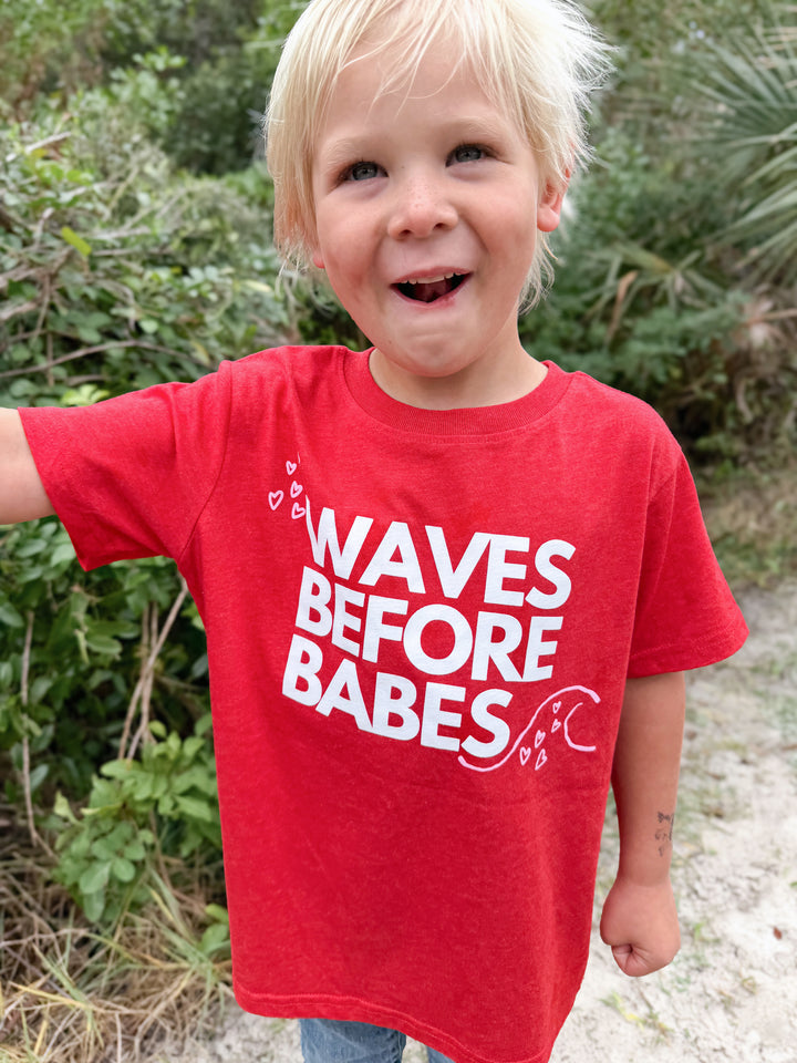 Waves Before Babes- T-Shirt