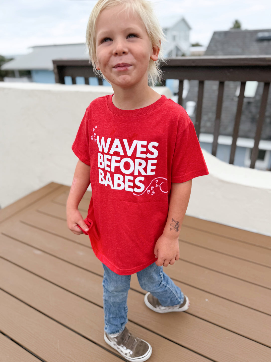 Waves Before Babes- T-Shirt