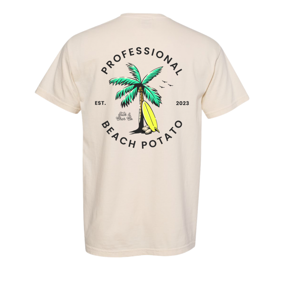 Professional Beach Potato Adult T-Shirt - Tuck & Char Co. 