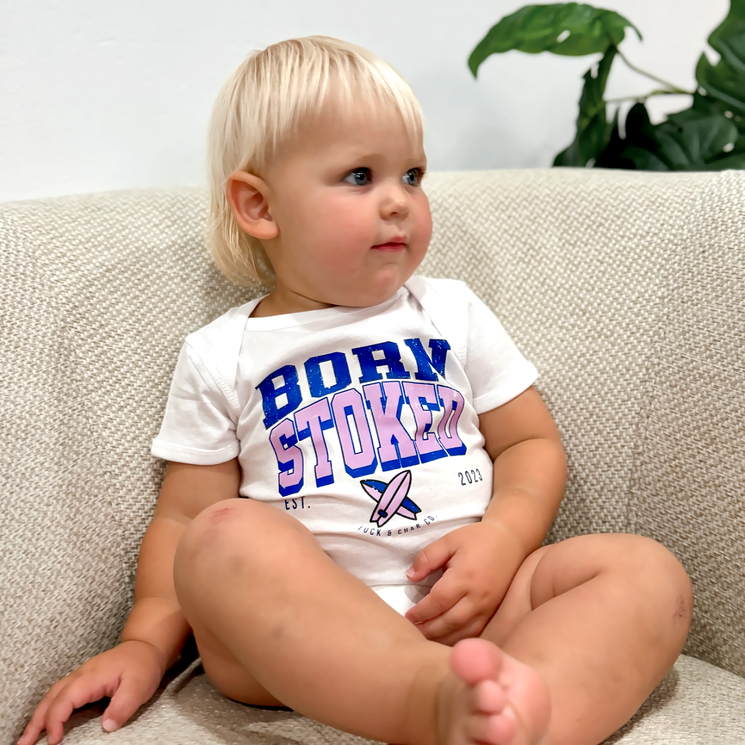 Born Stoked Onesie - Tuck & Char Co. 