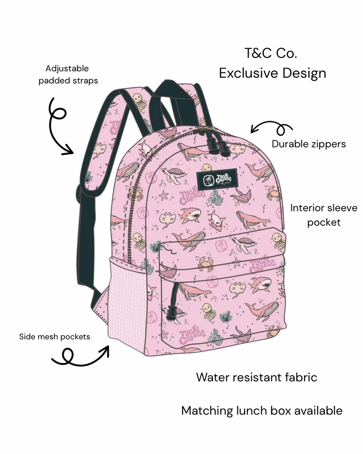 Rad Sea Crew Backpack - Mid Size (Pink) - PRE-ORDER
