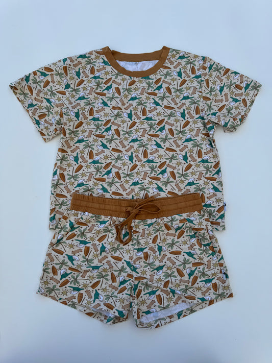 Surfer Boy Mama PJ Set - Tuck & Char Co. 