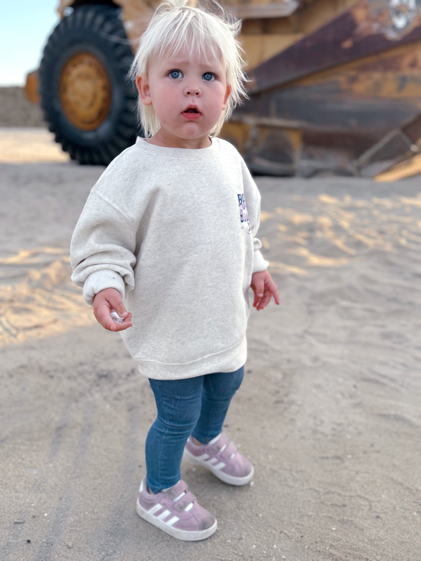 Born Stoked - Crewneck Sweatshirt (Purple)