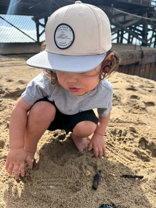 Tiny Shredder Club Snapback - Khaki Toddler