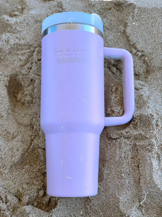 40oz Tides, Waves, Freedom Tumbler - Tuck & Char Co. 