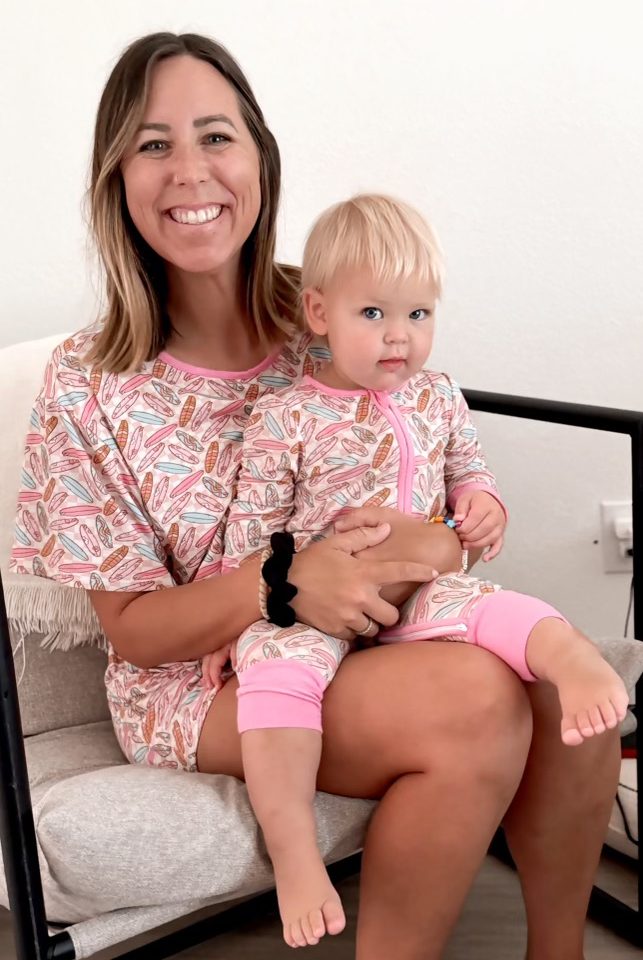 Surfer Girl Mama PJ Set - Tuck & Char Co. 