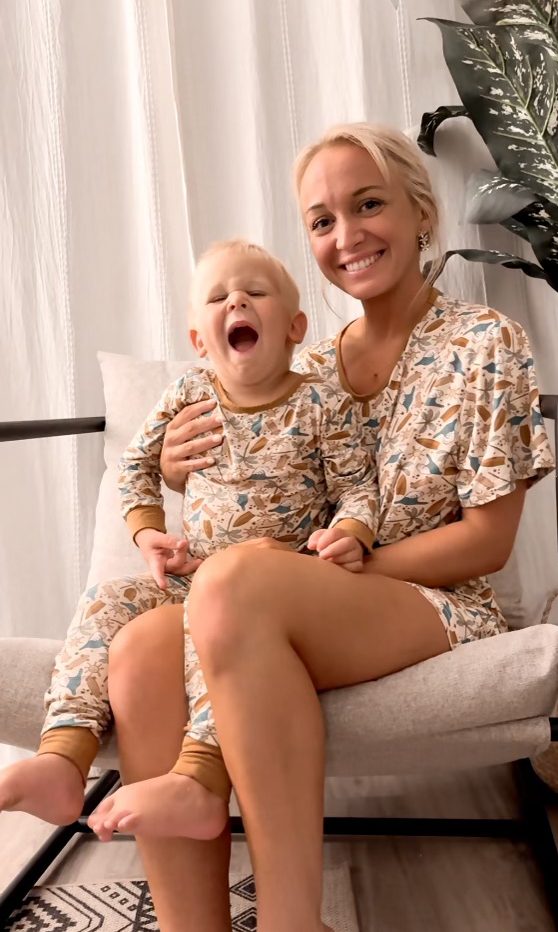 Surfer Boy Mama PJ Set - Tuck & Char Co. 