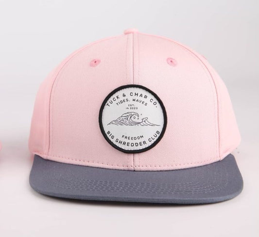 Big Shredder Club Snapback - Pink - Tuck & Char Co. 