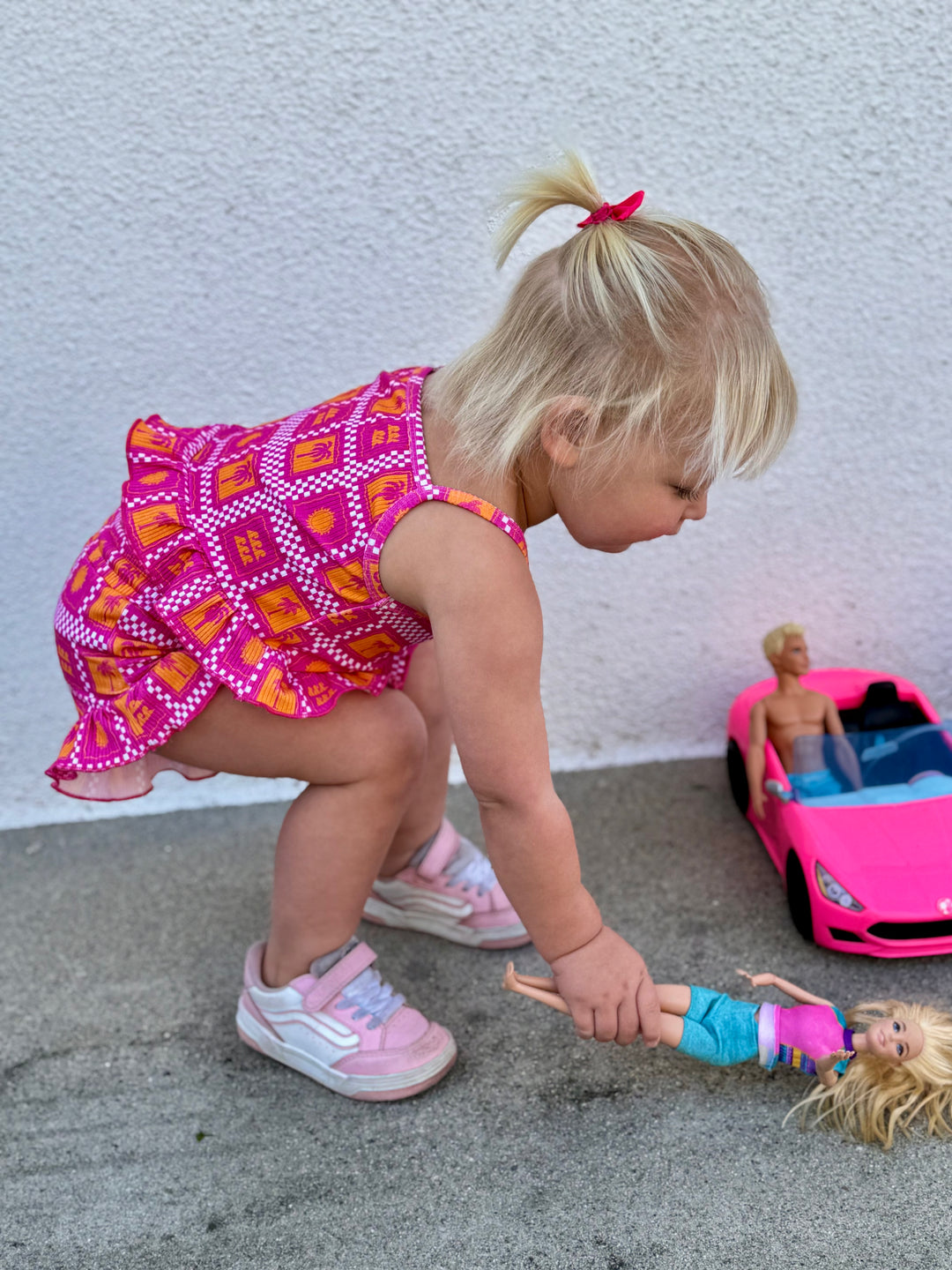 Palms & Frills Girls Two Piece Set